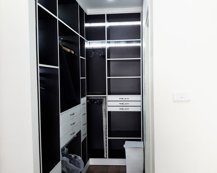 Tủ quần áo phòng thay đồ gỗ Laminate An Cường