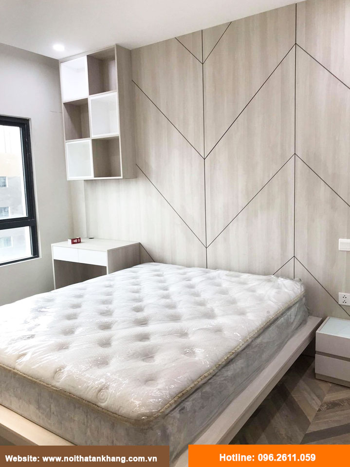 Giường ngủ gỗ MDF lõi xanh chống ẩm