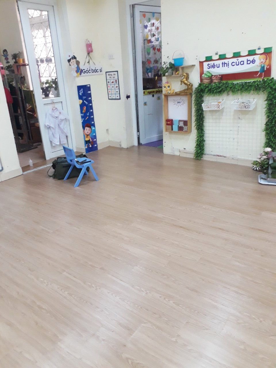 Sàn gỗ cho trường mầm non