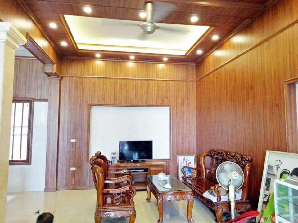 Thi công trần gỗ - Mẫu 06