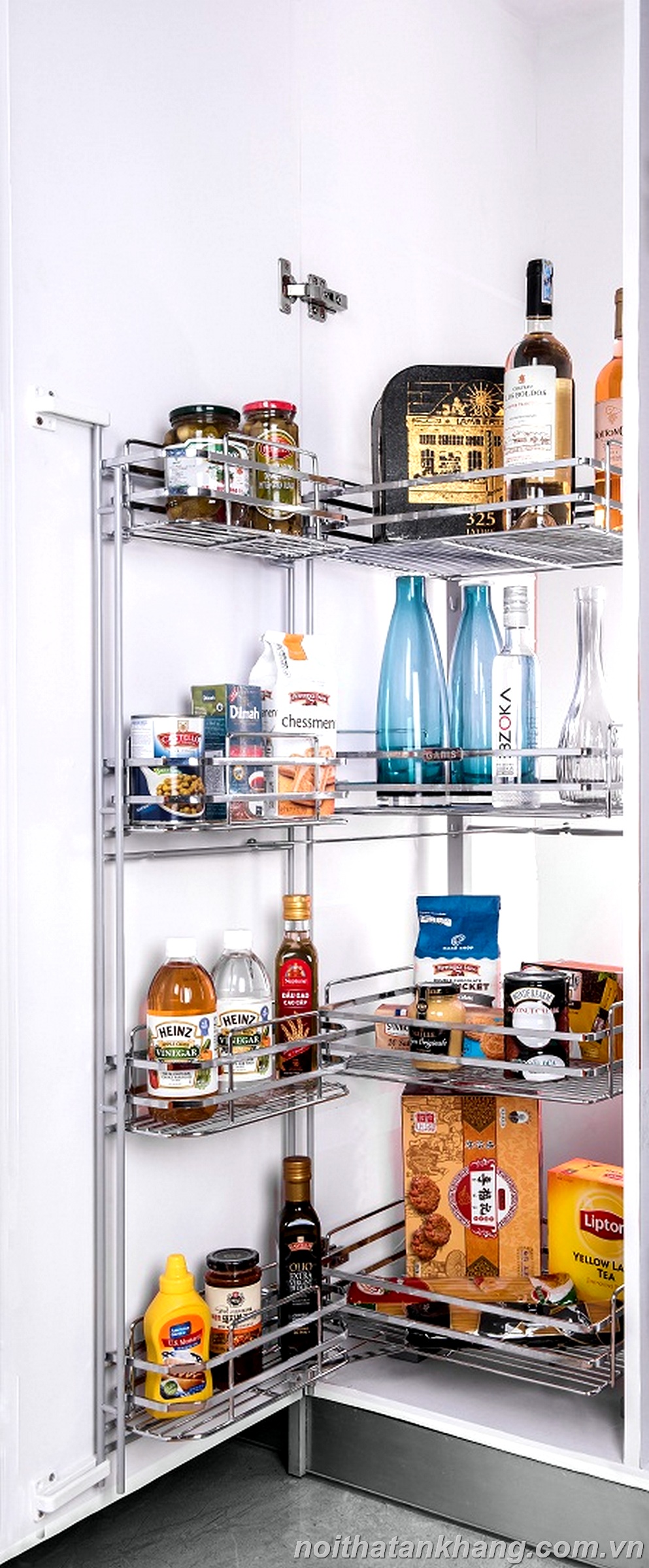 Tủ kho 4 tầng cánh mở Inox 304 8 rổ EUROKIT HF 024Y