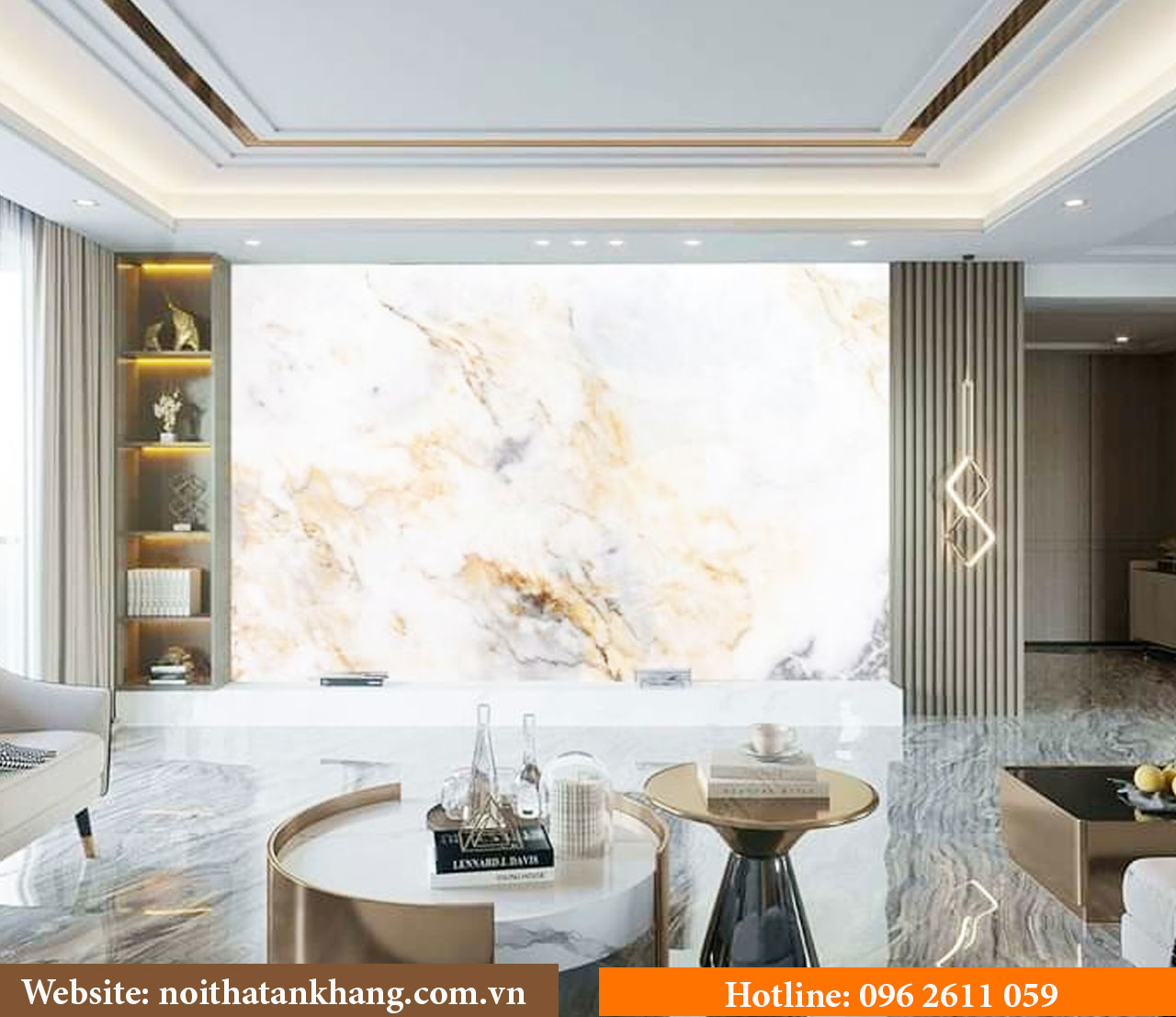 Tranh 3D tráng gương giả đá - Mẫu 16