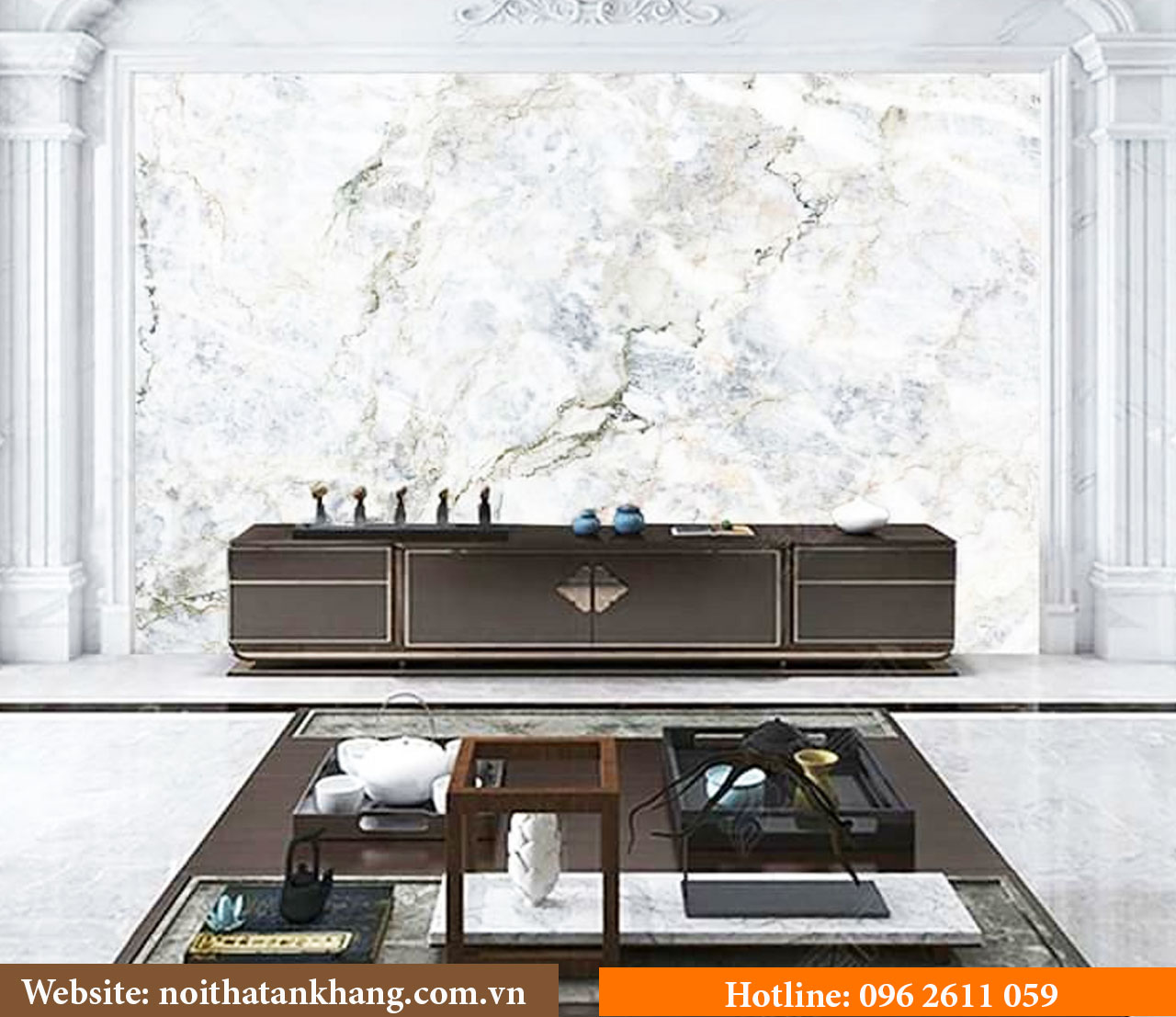 Tranh 3D tráng gương giả đá - Mẫu 10