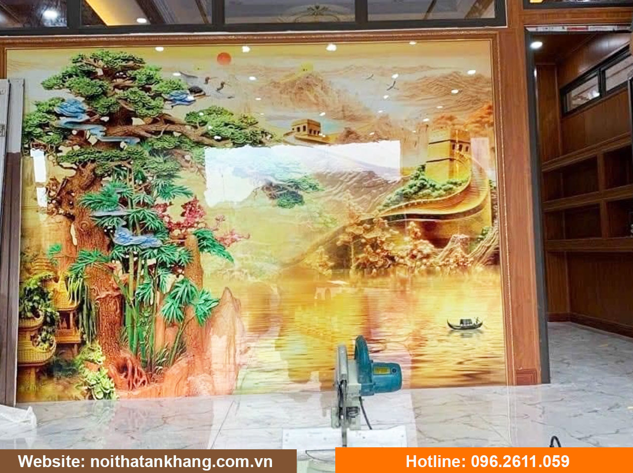 Tranh tráng gương 3D vật liệu mới - Mẫu 13