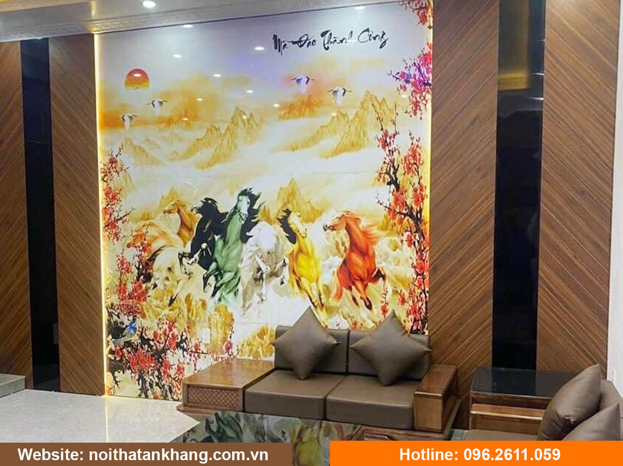 Tranh tráng gương 3D vật liệu mới - Mẫu 3