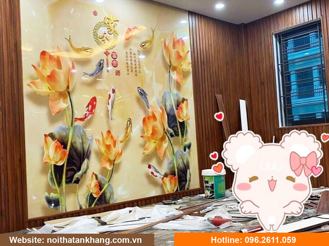 Tranh tráng gương 3D vật liệu mới - Mẫu 4