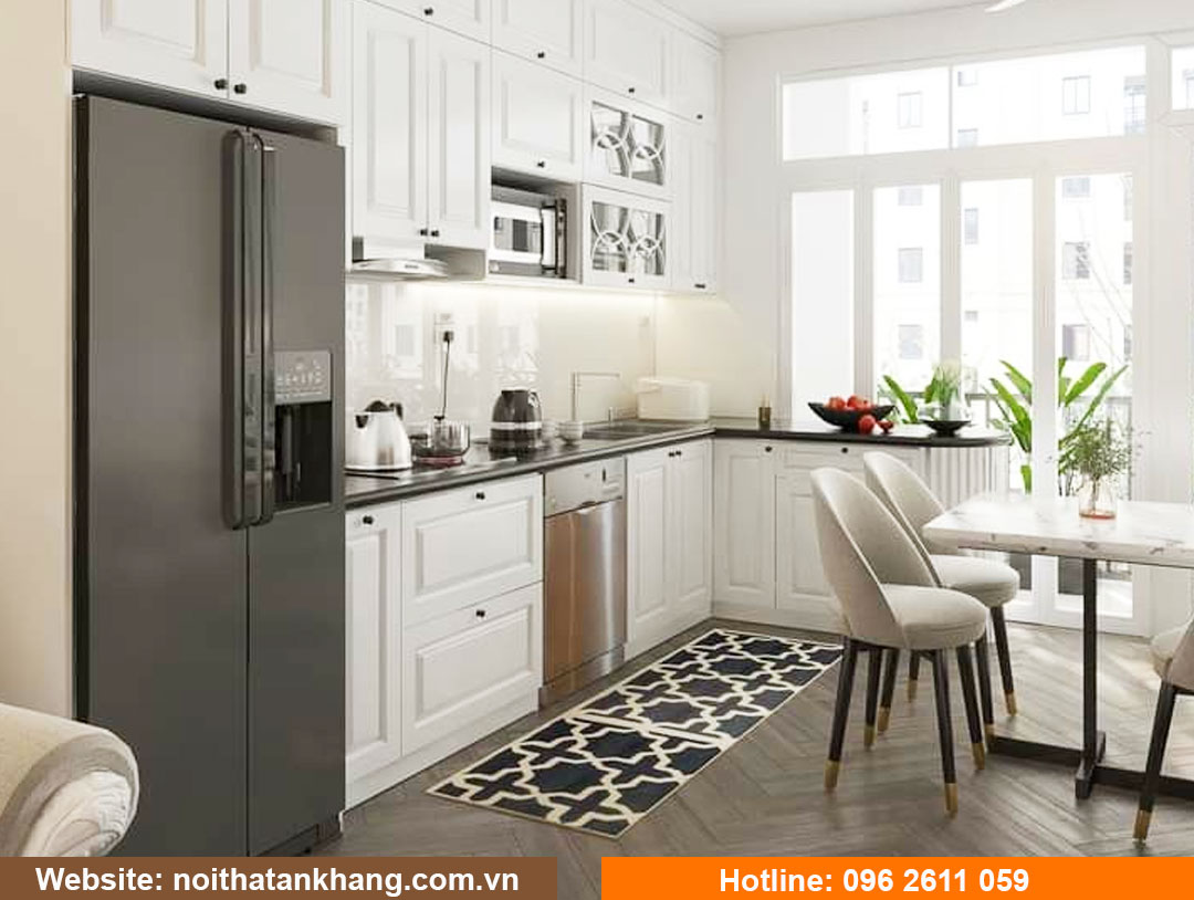 Tủ bếp gỗ công nghiệp - Mẫu 5