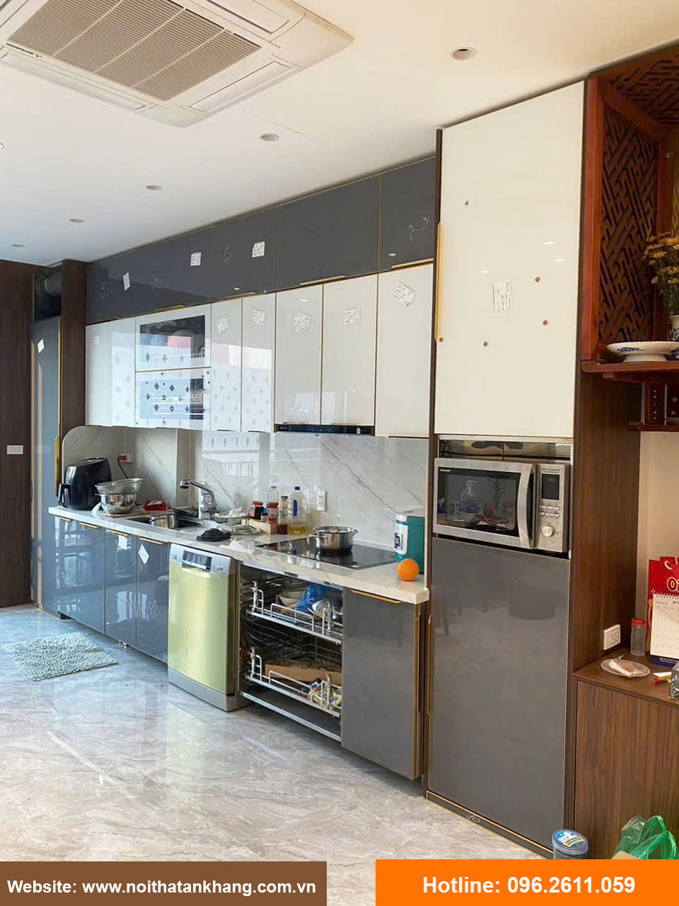 Tủ bếp gỗ công nghiệp - Mẫu 29