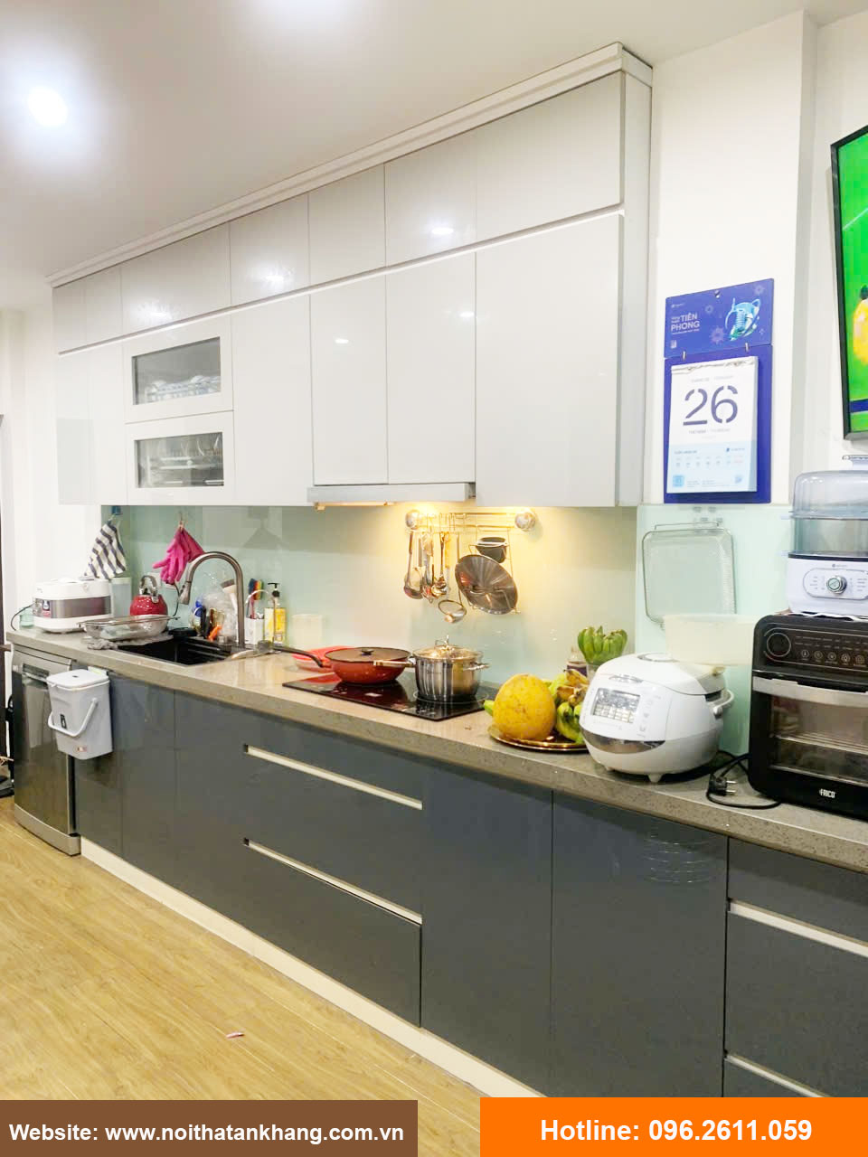 Tủ bếp gỗ công nghiệp - Mẫu 30