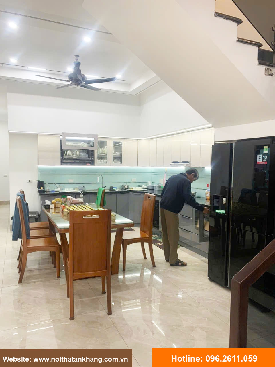 Tủ bếp gỗ công nghiệp - Mẫu 31