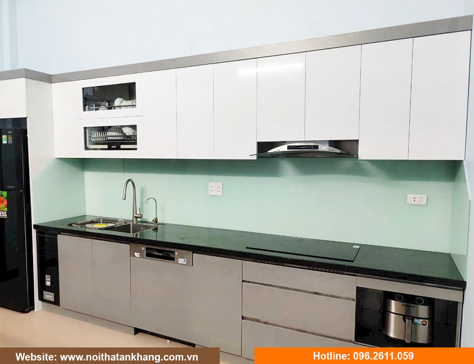 Tủ bếp gỗ công nghiệp - Mẫu 25