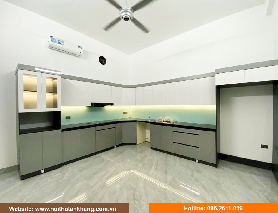 Tủ bếp gỗ công nghiệp - Mẫu 28