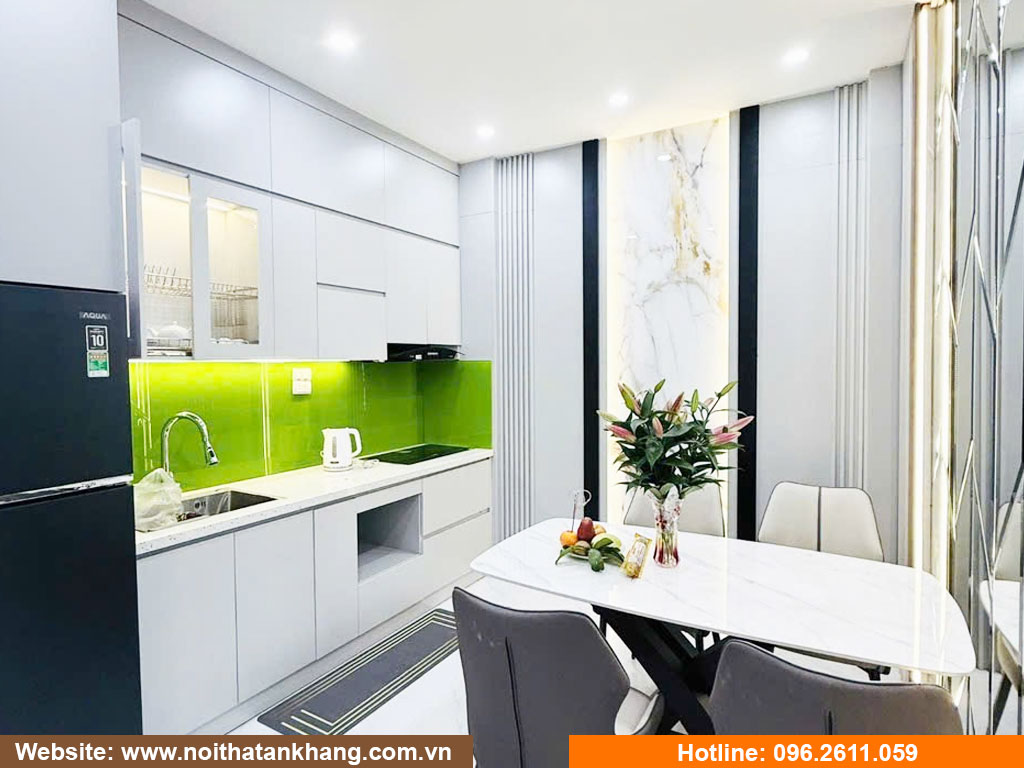 Tủ bếp gỗ công nghiệp - Mẫu 36