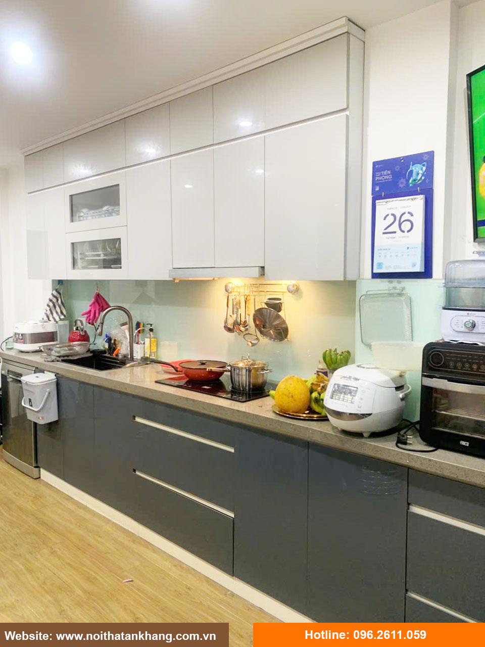 Tủ bếp gỗ công nghiệp - Mẫu 39