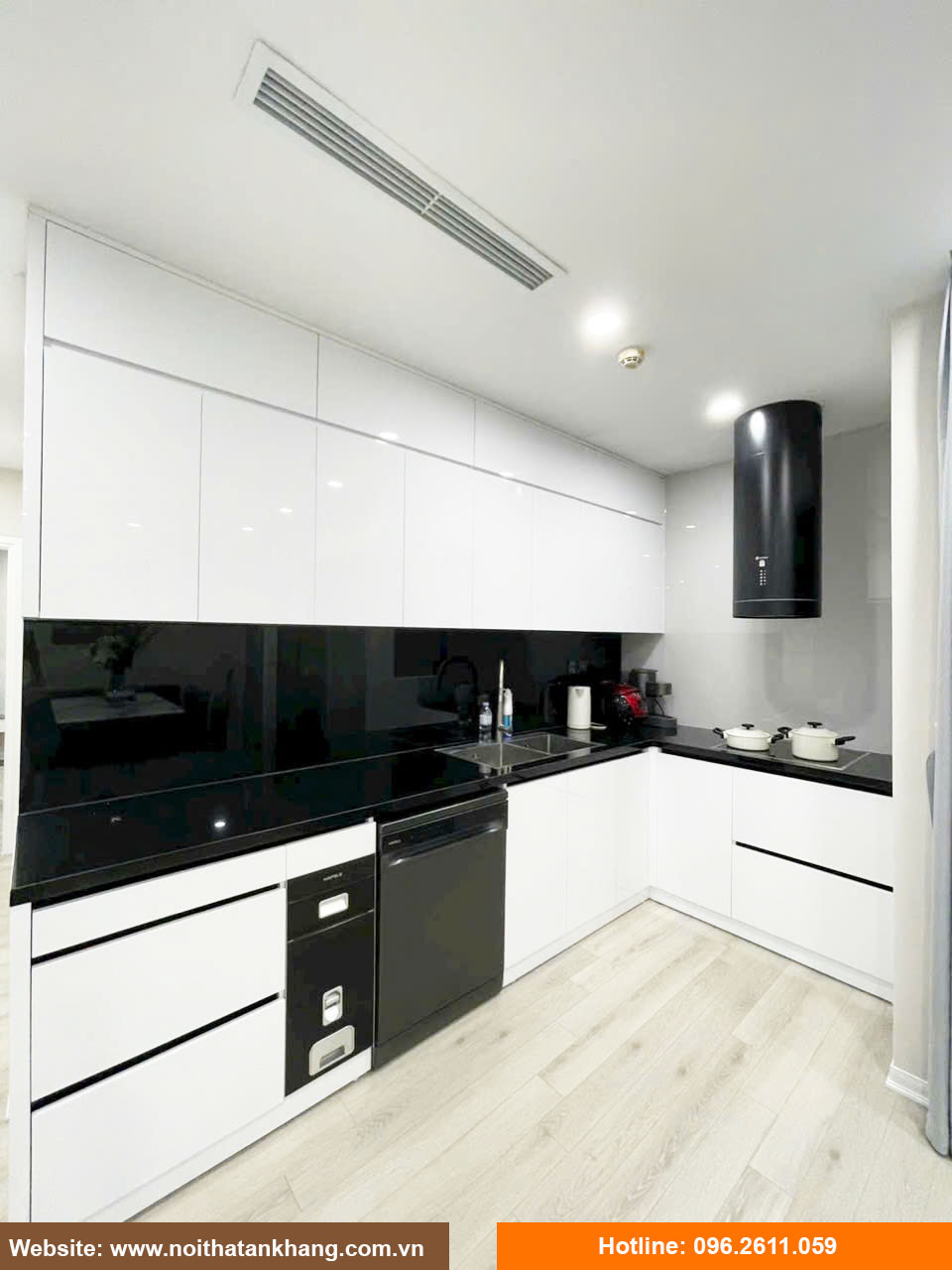 Tủ bếp gỗ công nghiệp - Mẫu 43