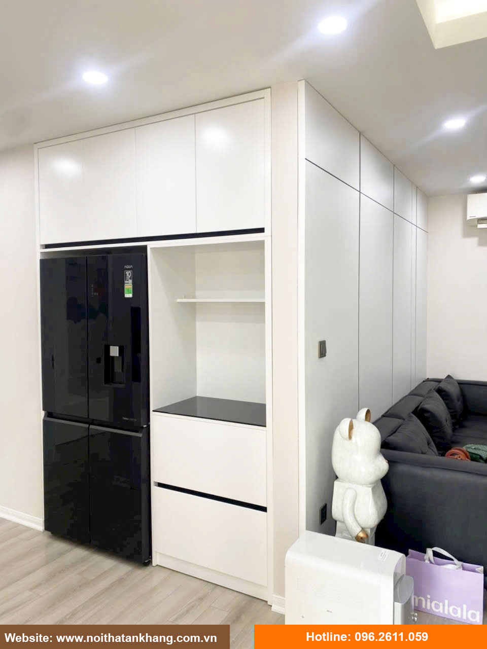 Tủ bếp gỗ công nghiệp - Mẫu 44