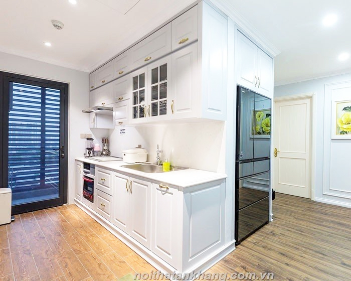 Tủ bếp Tân cổ điển - Mẫu 1