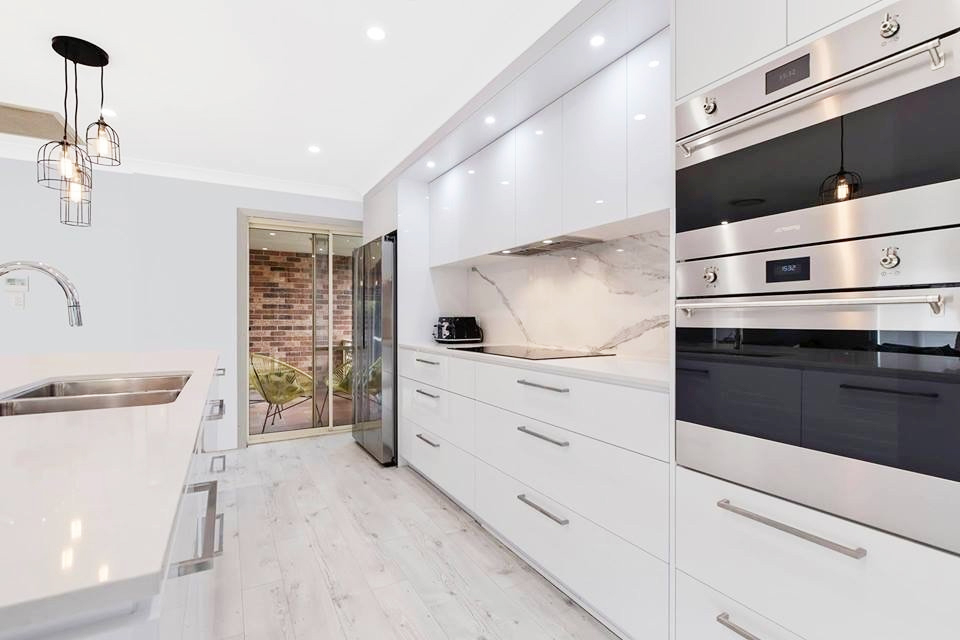 Tủ bếp Tân cổ điển - Mẫu 6